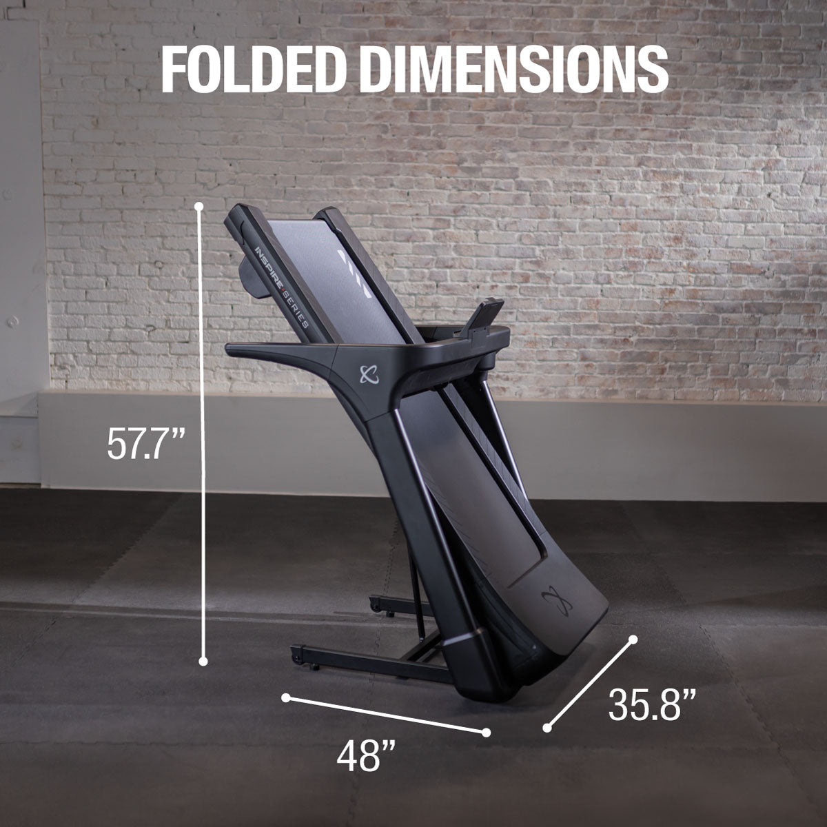 INSPIRE SERIES T4 FOLDING TREADMILL