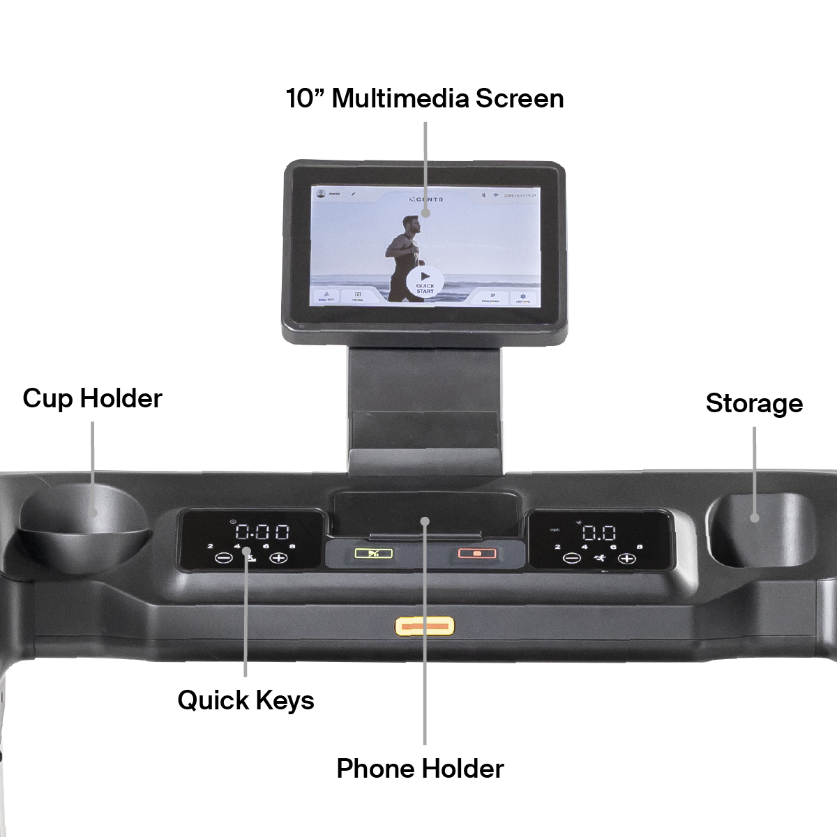 INSPIRE SERIES T4S FOLDING TREADMILL